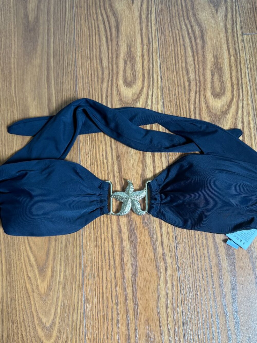 NWOT Princess Polly So Sunkissed Hardware Detail Bikini Top Black